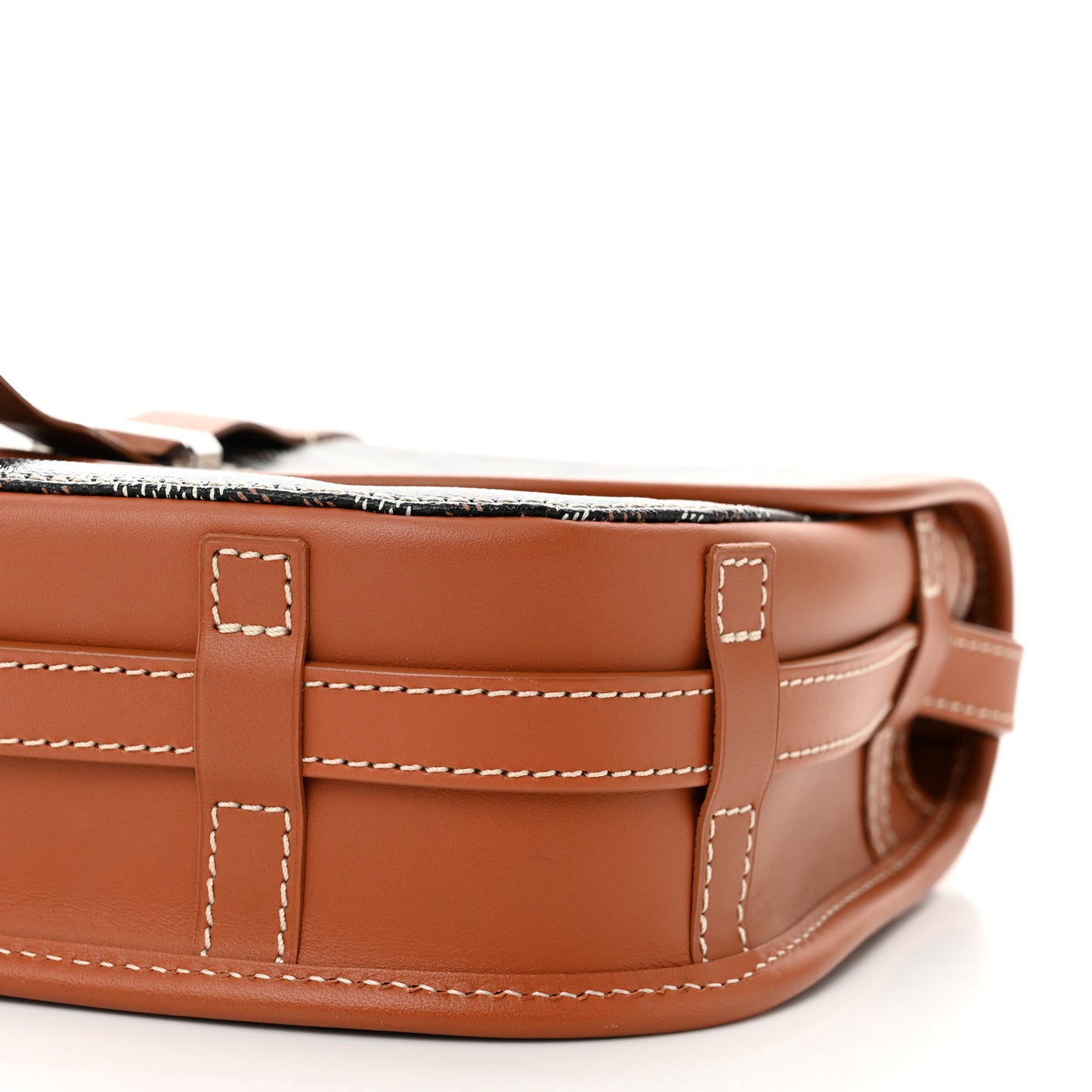 Goyardine Belvedere II PM Messenger Bag Black Gold