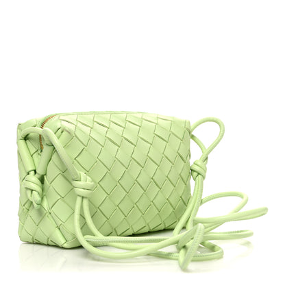 Bottega Veneta Nappa Intrecciato Mini Loop Camera Bag Fennel 2 of 8
