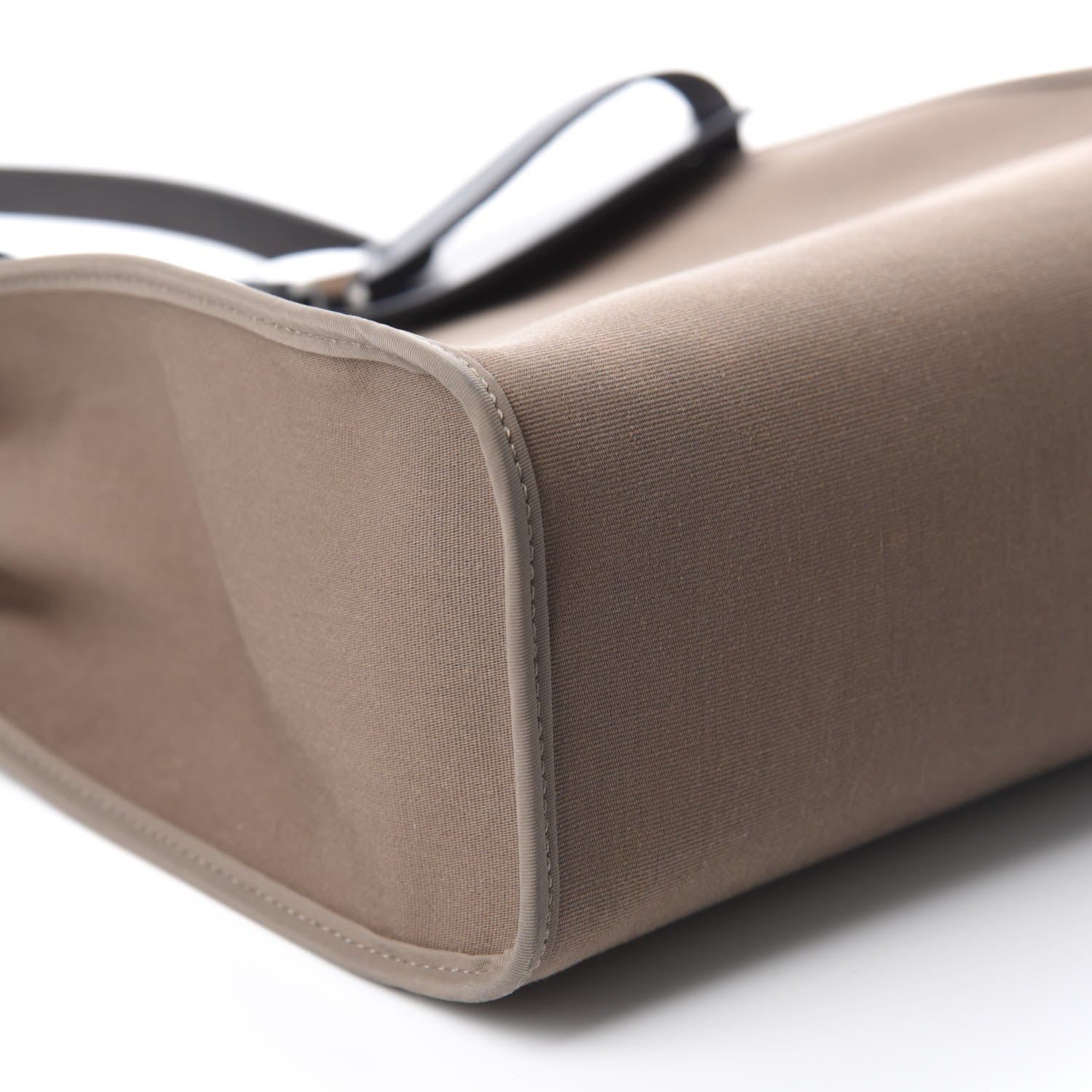 Hermes Vache Hunter Toile Herbag Zip 31 PM Etoupe Bleu Saphir 7 of 11