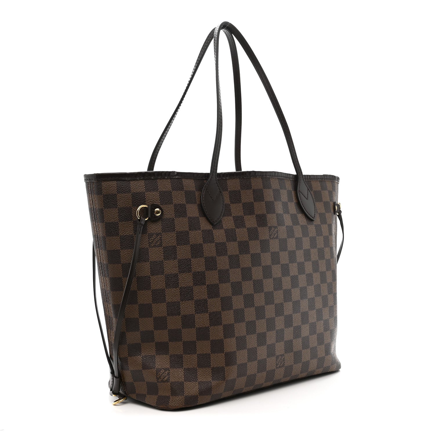 Louis Vuitton Damier Ebene Neo Neverfull MM Rose Ballerine 4 of 13