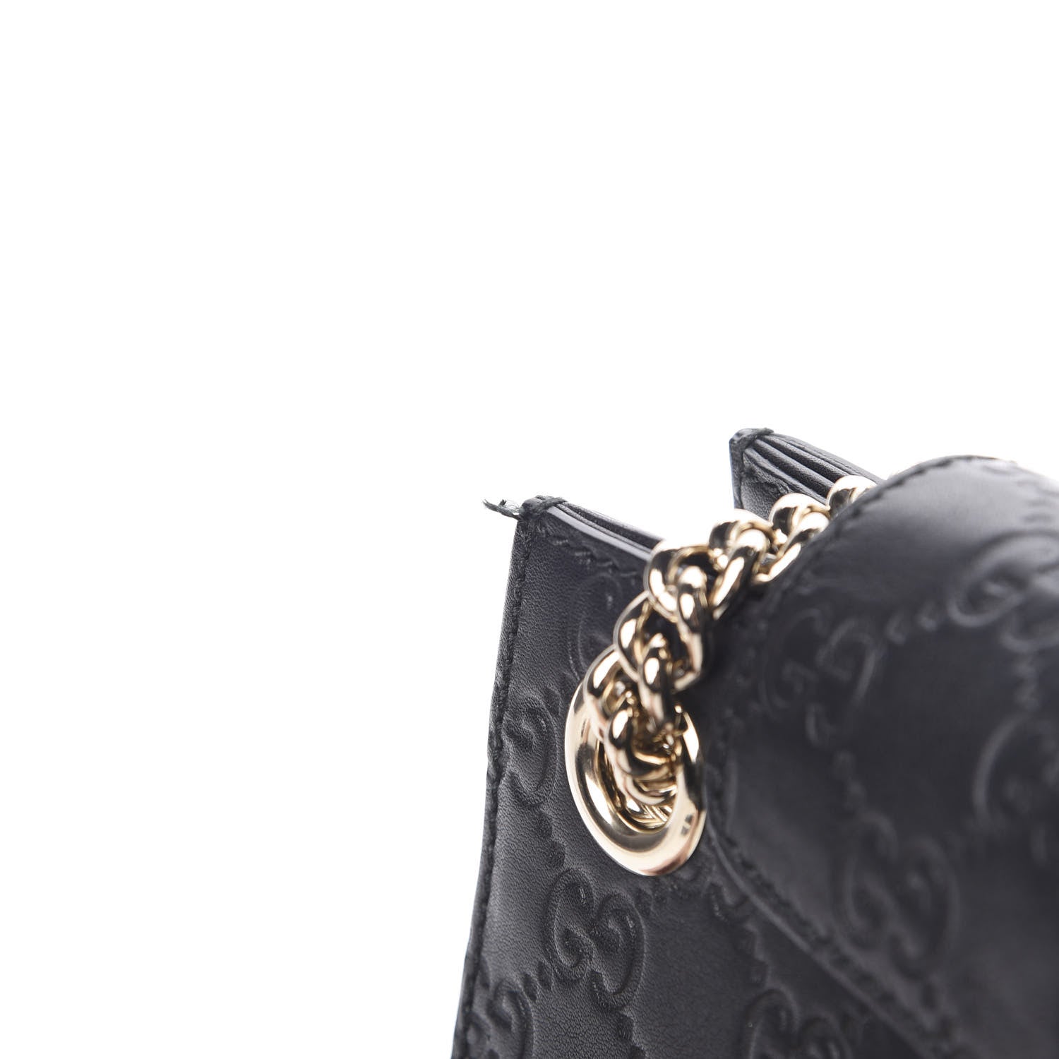 Gucci Guccissima Small Emily Shoulder Bag Black 12 of 13