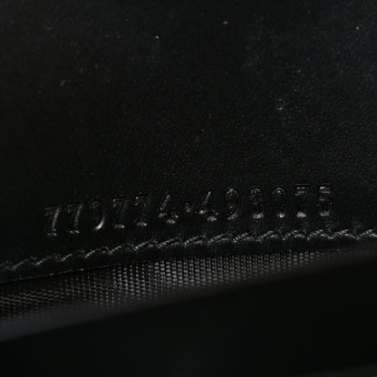Gucci Guccissima Padlock Chain Wallet Black 11 of 20