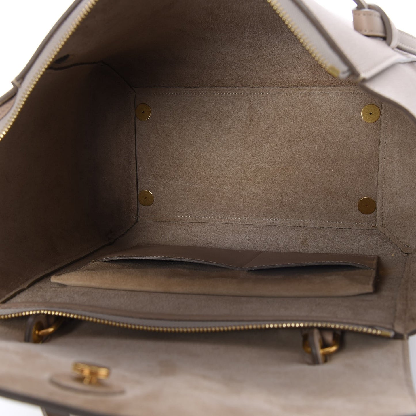 Grained Calfskin Mini Belt Bag Light Taupe