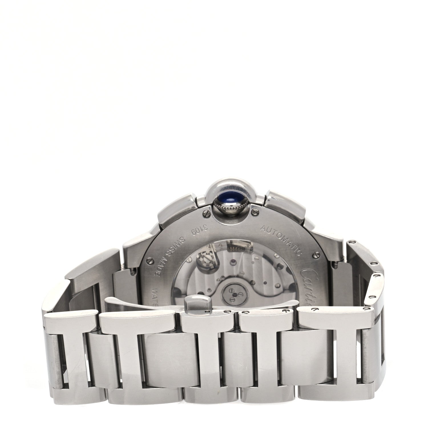 Cartier Stainless Steel 44mm Ballon Bleu De Cartier Chronograph Automatic Watch 3 of 4