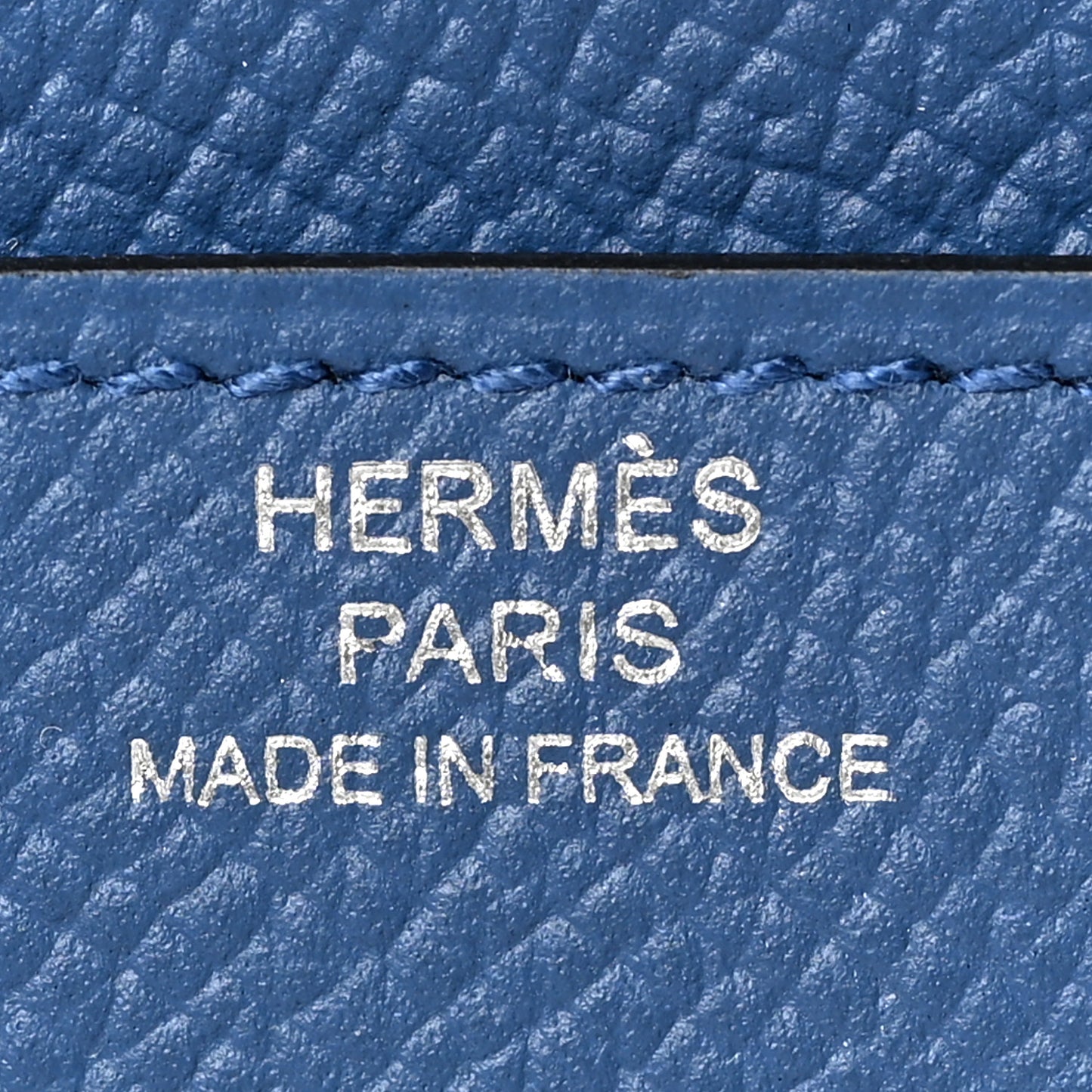 Epsom Constance Verso Long Wallet Bleu Agate Gris Mouette