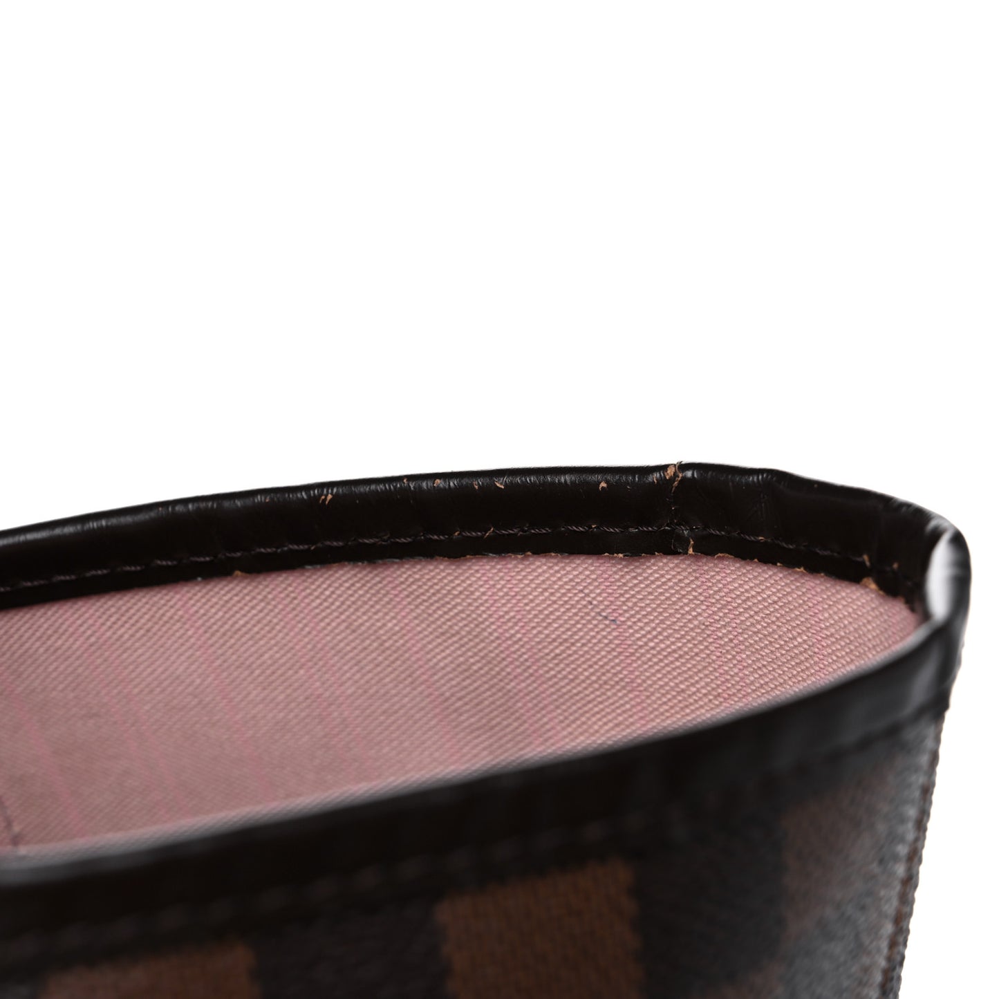 Damier Ebene Neo Neverfull MM Rose Ballerine