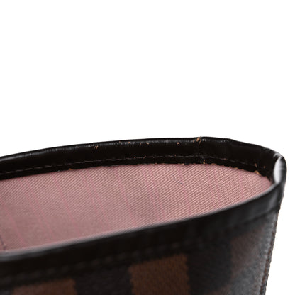 Louis Vuitton Damier Ebene Neo Neverfull MM Rose Ballerine 22 of 23