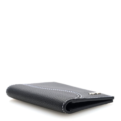 Christian Dior Grained Calfskin Bi-Fold Wallet Black 4 of 6