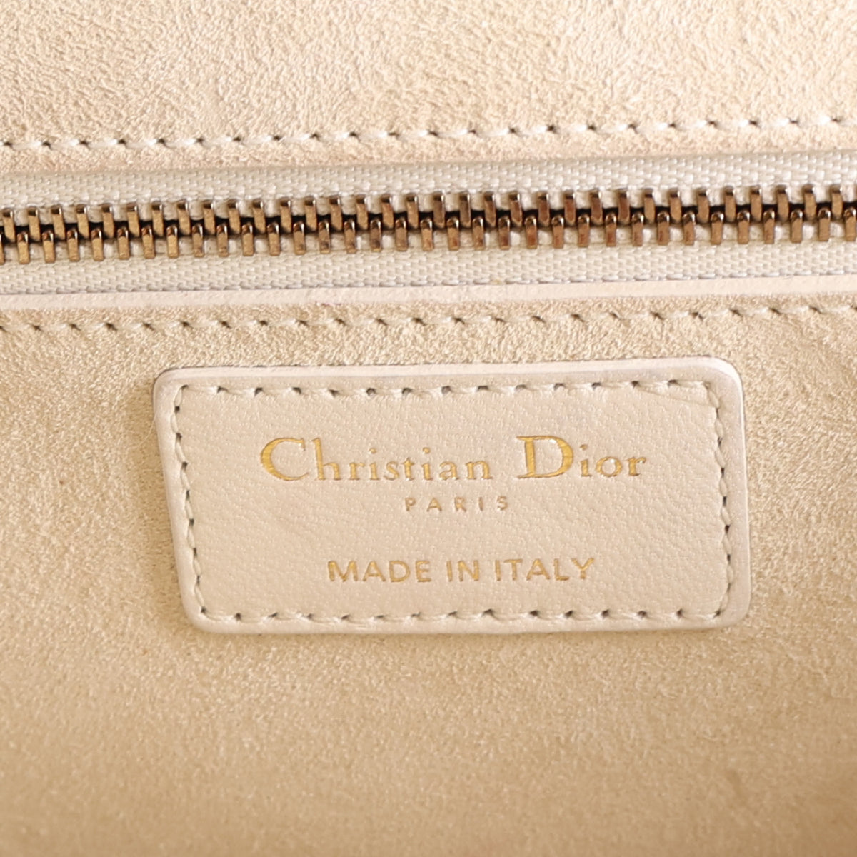 Lambskin Cannage Small Dioraddict Flap Bag White