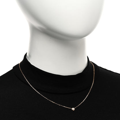 Cartier 18K Pink Gold Diamond SM D'Amour Pendant Necklace 2 of 4