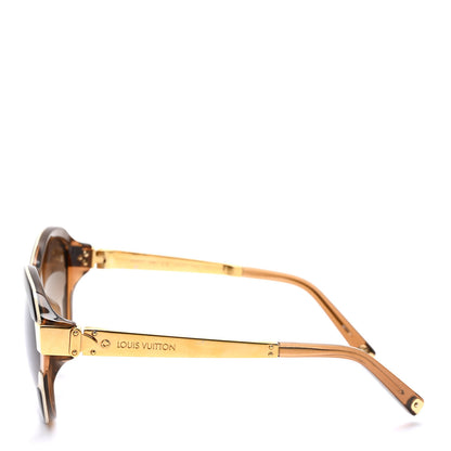 Louis Vuitton Petit Soupcon Cat Eye Sunglasses Z0487W Brown 2 of 7