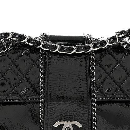 Chanel Patent Medium Madison Flap Black 8 of 13