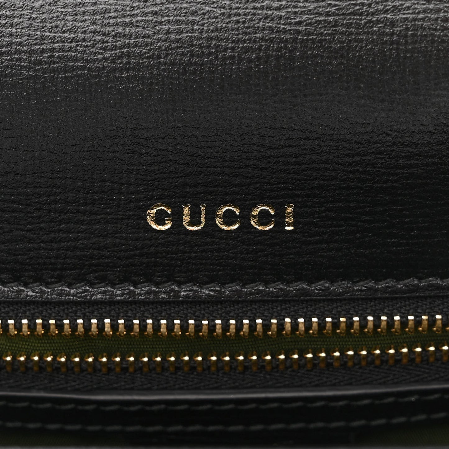 Textured Calfskin Medium Torchon GG Ring Shoulder Bag Black