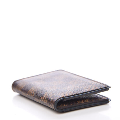 Louis Vuitton Damier Ebene Pocket Organizer NM Blue 4 of 8