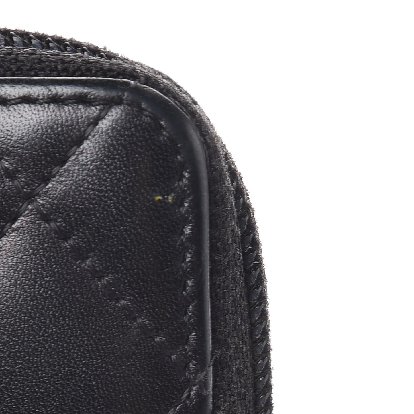 Calfskin Cambon Zip Around Organizer Wallet Black