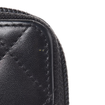 Chanel Calfskin Cambon Zip Around Organizer Wallet Black 15 of 16