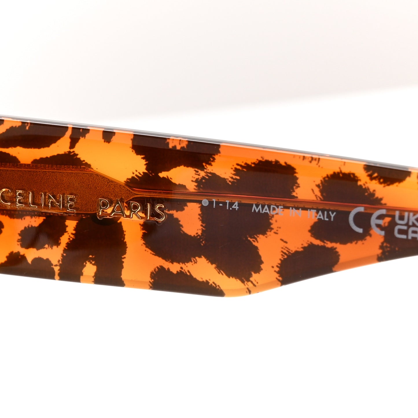 Acetate Square Sunglasses CL40197U Leopard Havana
