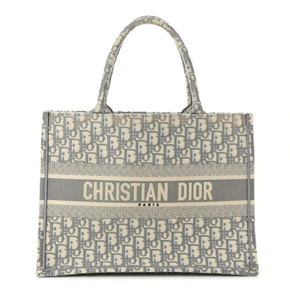 Christian Dior Oblique Medium Book Tote Grey 1 of 11