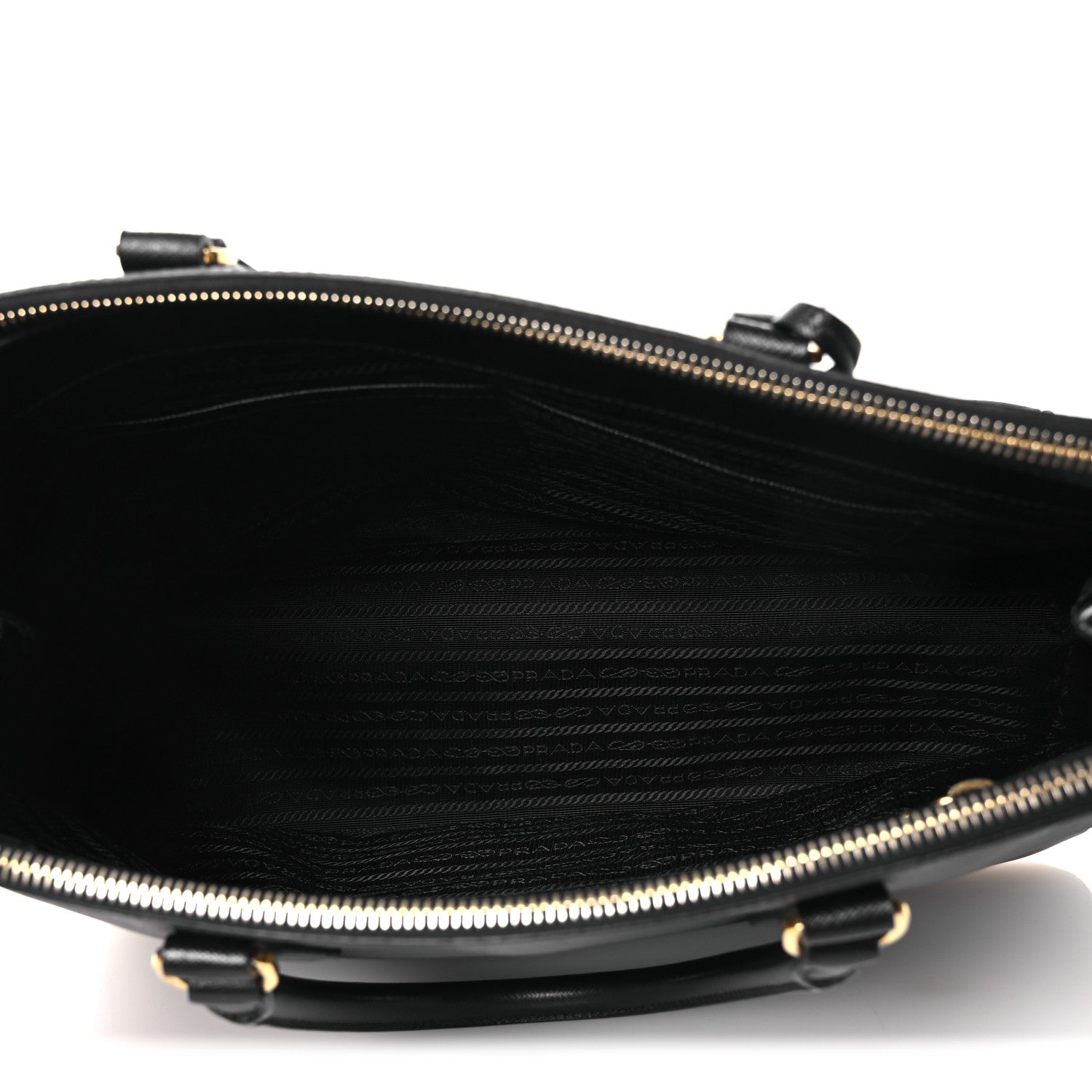 Prada Saffiano Large Galleria Double Zip Tote Black 5 of 13