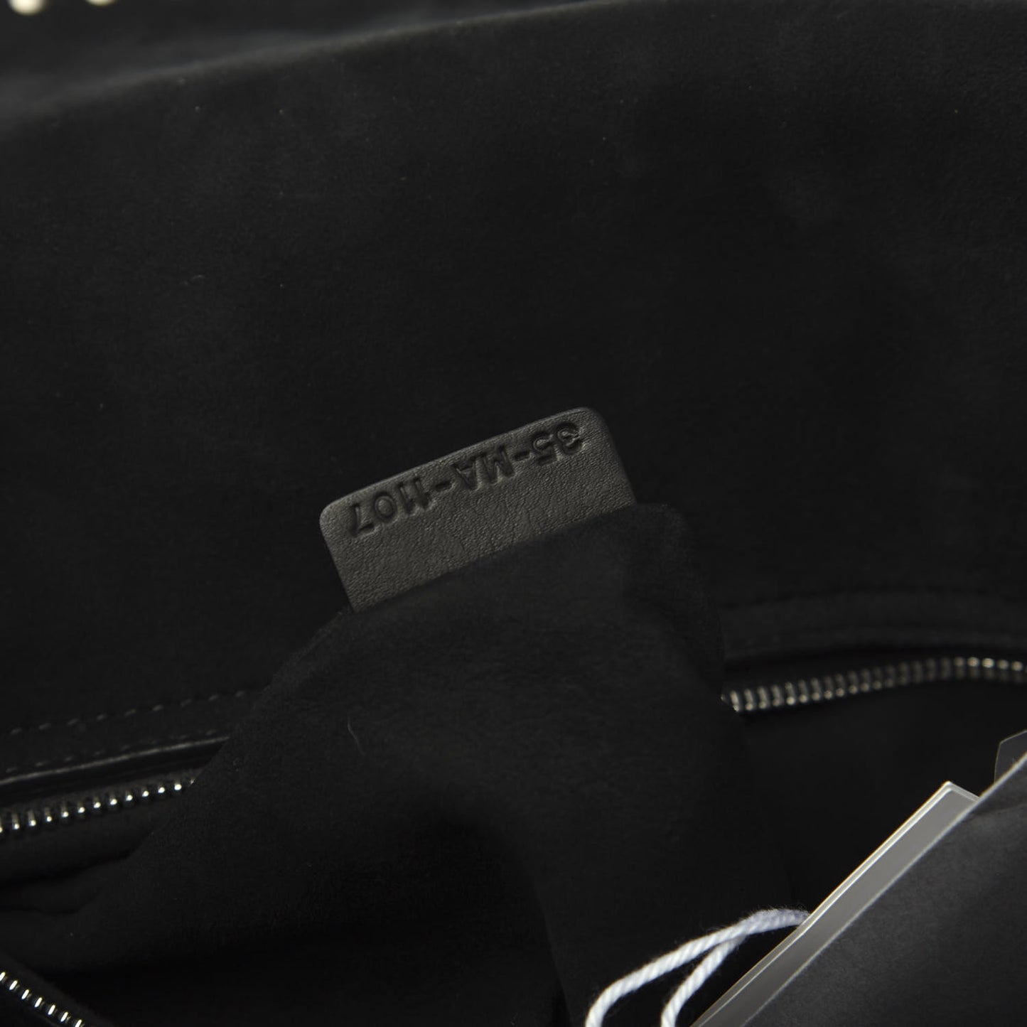 Calfskin Studded Large Lady Dior Black