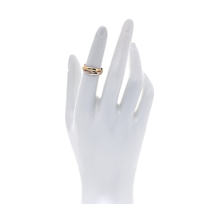 Cartier 18K Pink Yellow White Gold Small Trinity Ring 50 5.25 2 of 5
