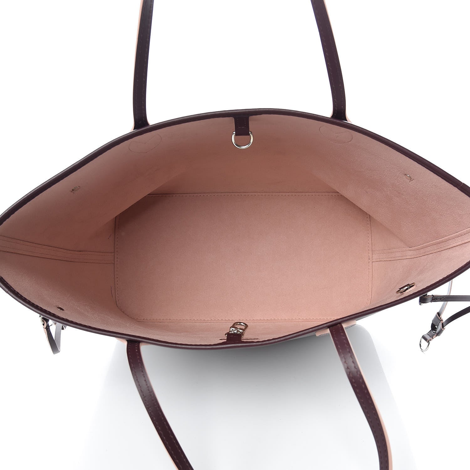 Louis Vuitton Epi Neverfull MM Prune Rose Poudre 6 of 13