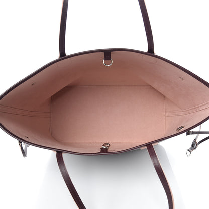 Louis Vuitton Epi Neverfull MM Prune Rose Poudre 6 of 13