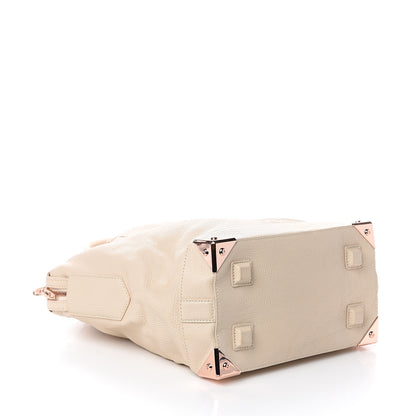 Alexander Wang Pebbled Calfskin Large Emile Eggshell 3 of 8