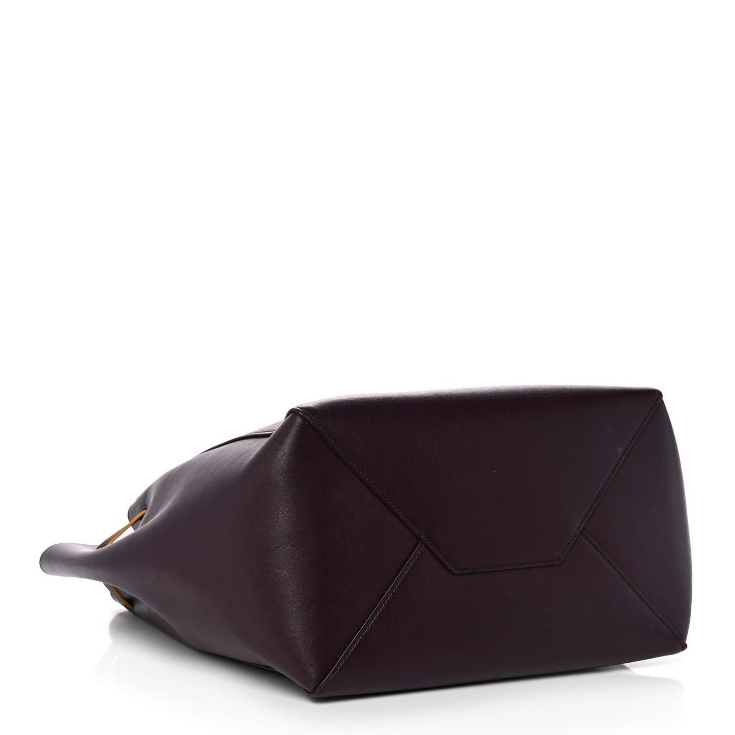 Smooth Calfskin Small Tassel Cabas Phantom Burgundy