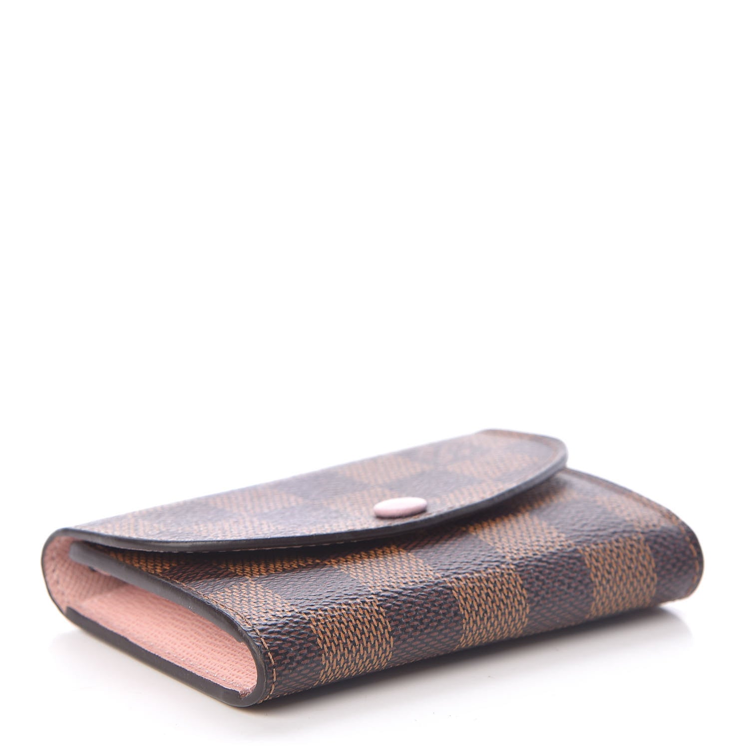 Louis Vuitton Damier Ebene Rosalie Coin Purse Rose Ballerine 4 of 8