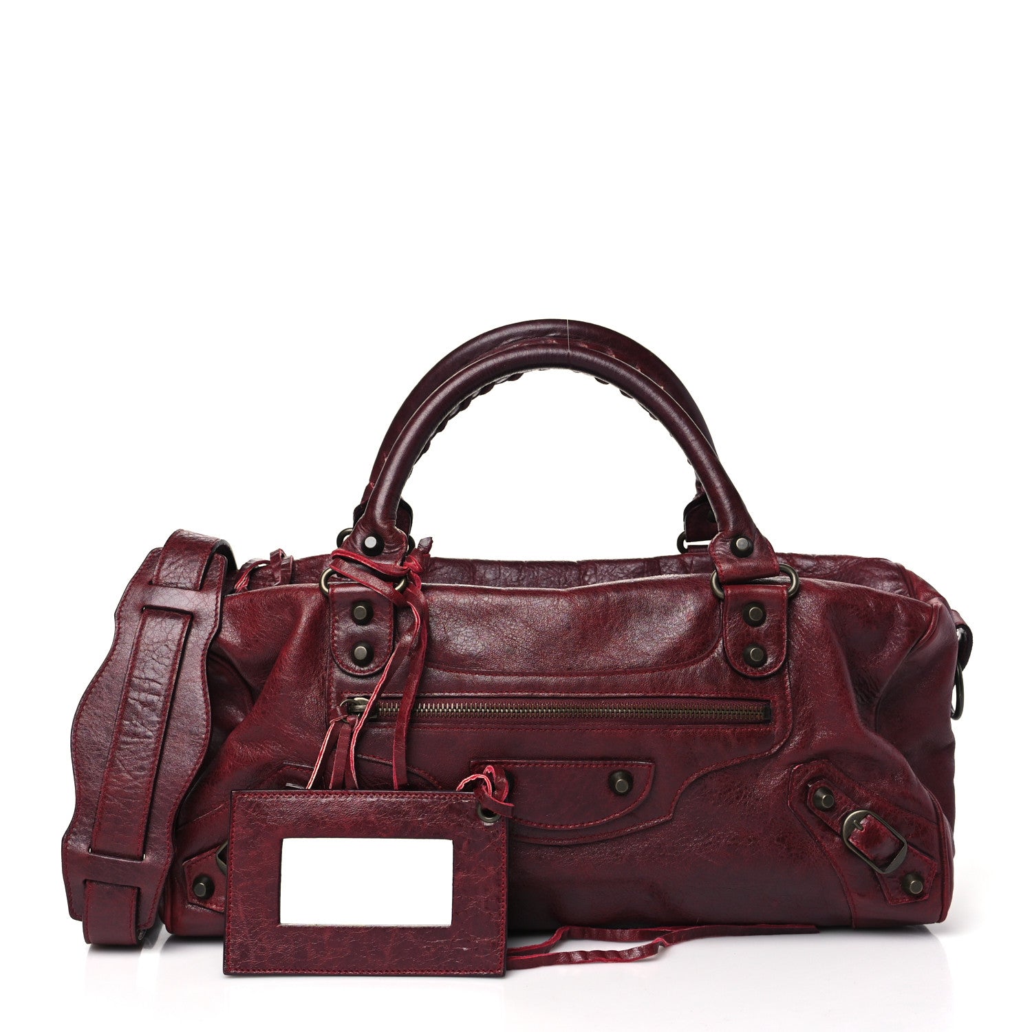 Balenciaga Chevre Classic Hardware Twiggy Rouge Grenat 3 of 12