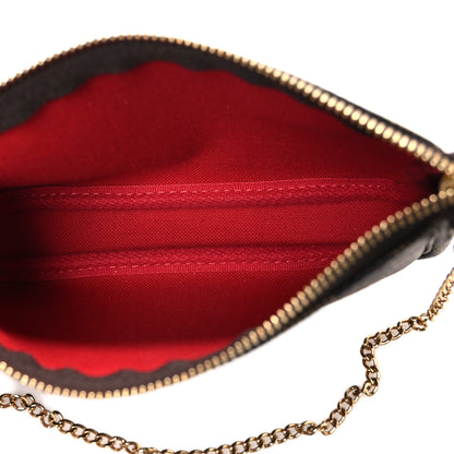 Louis Vuitton Damier Ebene Mini Pochette Accessories 5 of 10