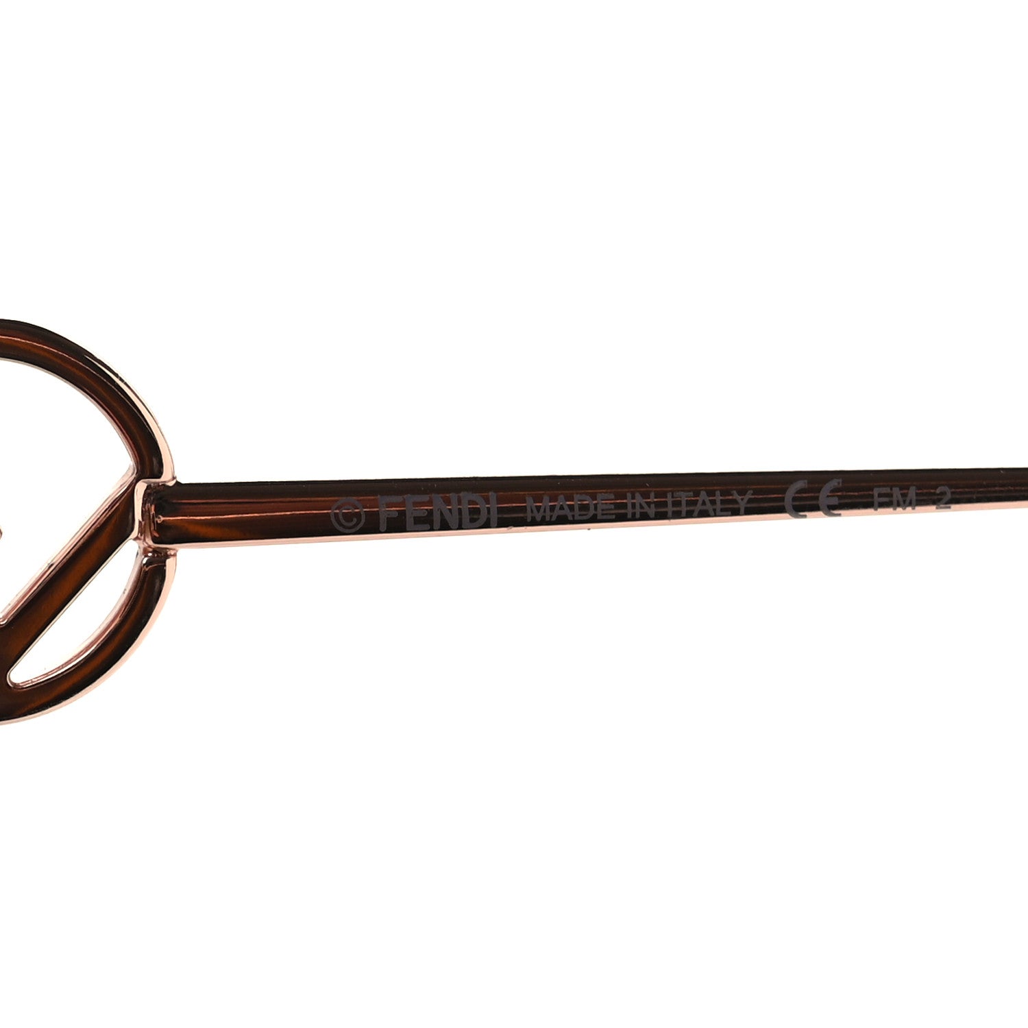 Fendi Metal Acetate F is Fendi Cat Eye Sunglasses FF 0290/S  Pink Gold 6 of 7