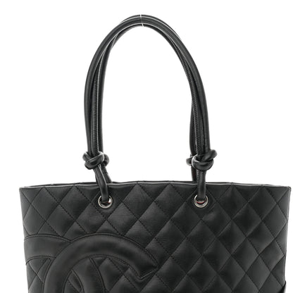 Chanel Calfskin Quilted Medium Cambon Tote Black 8 of 11