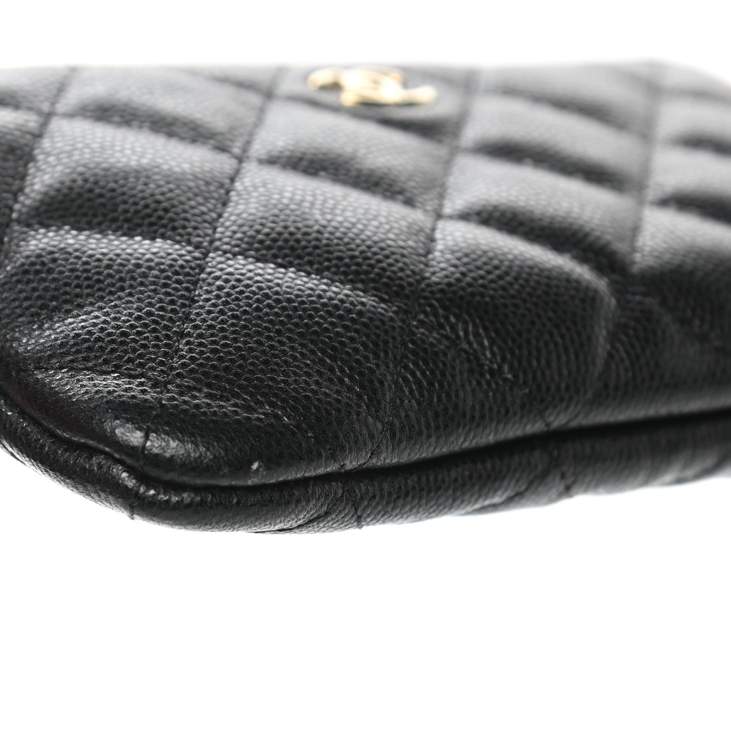 Chanel Caviar Quilted Small Cosmetic Case Black 8 of 9