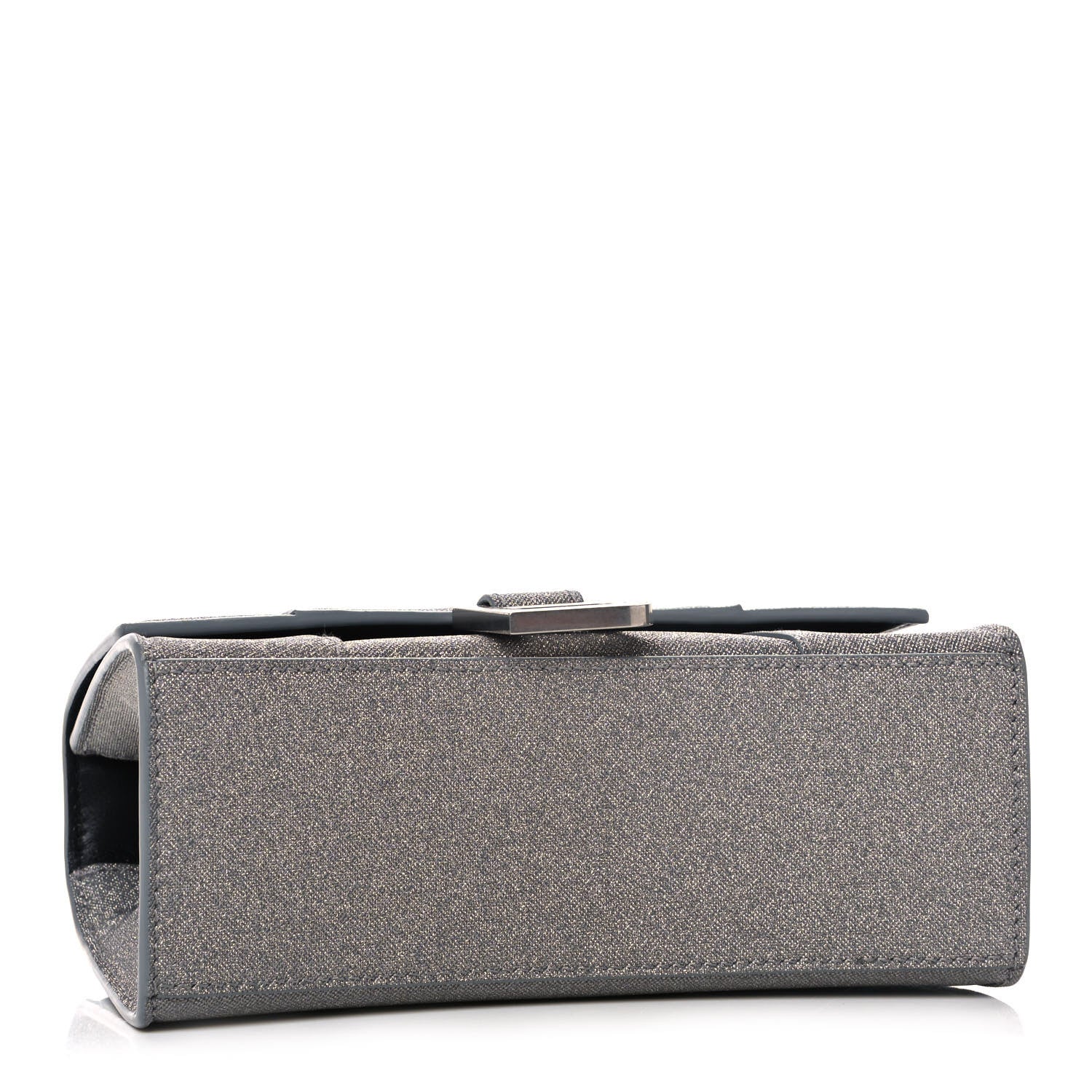 Balenciaga Glitter Fabric Hourglass Top Handle Bag XS Grey 4 of 13
