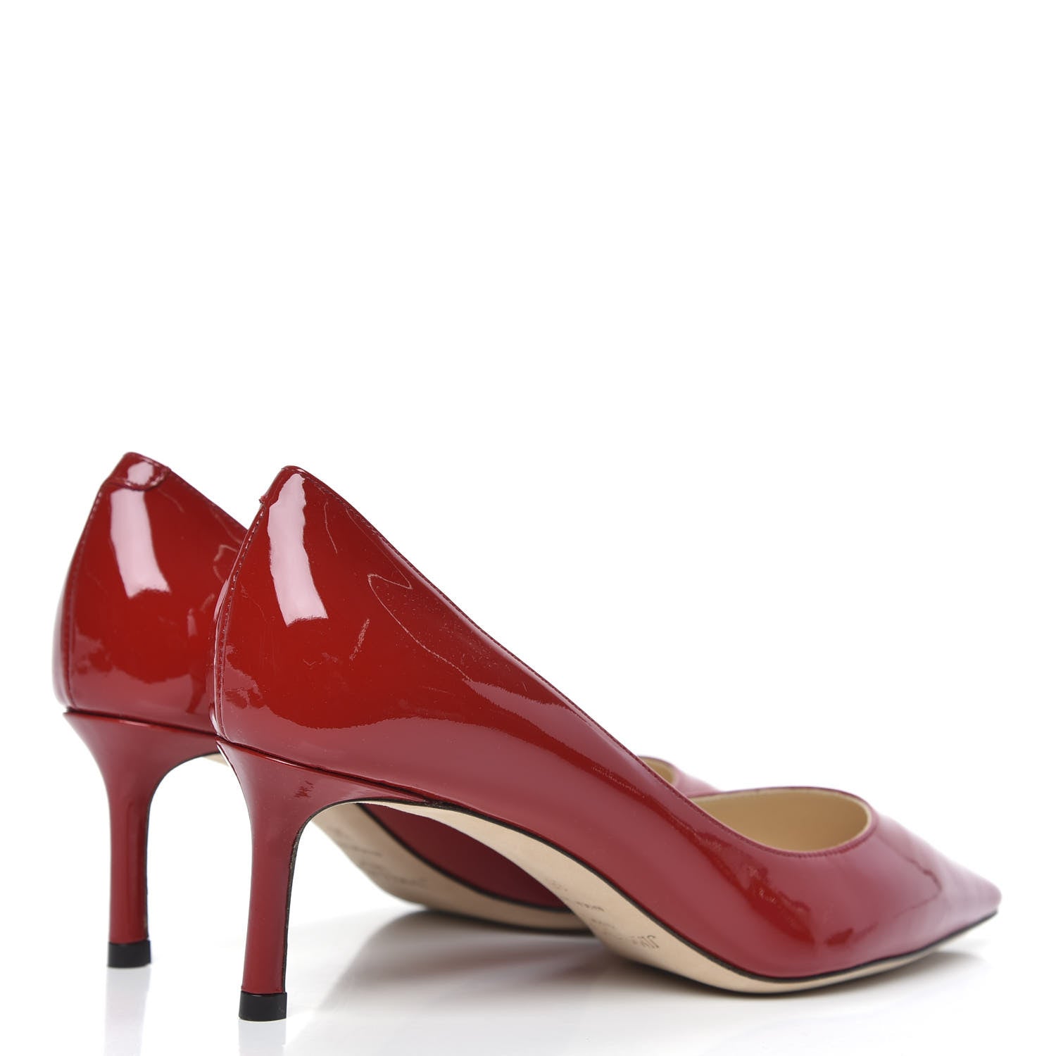 Jimmy Choo Patent Romy 60 Pumps 36 Red 4 of 8