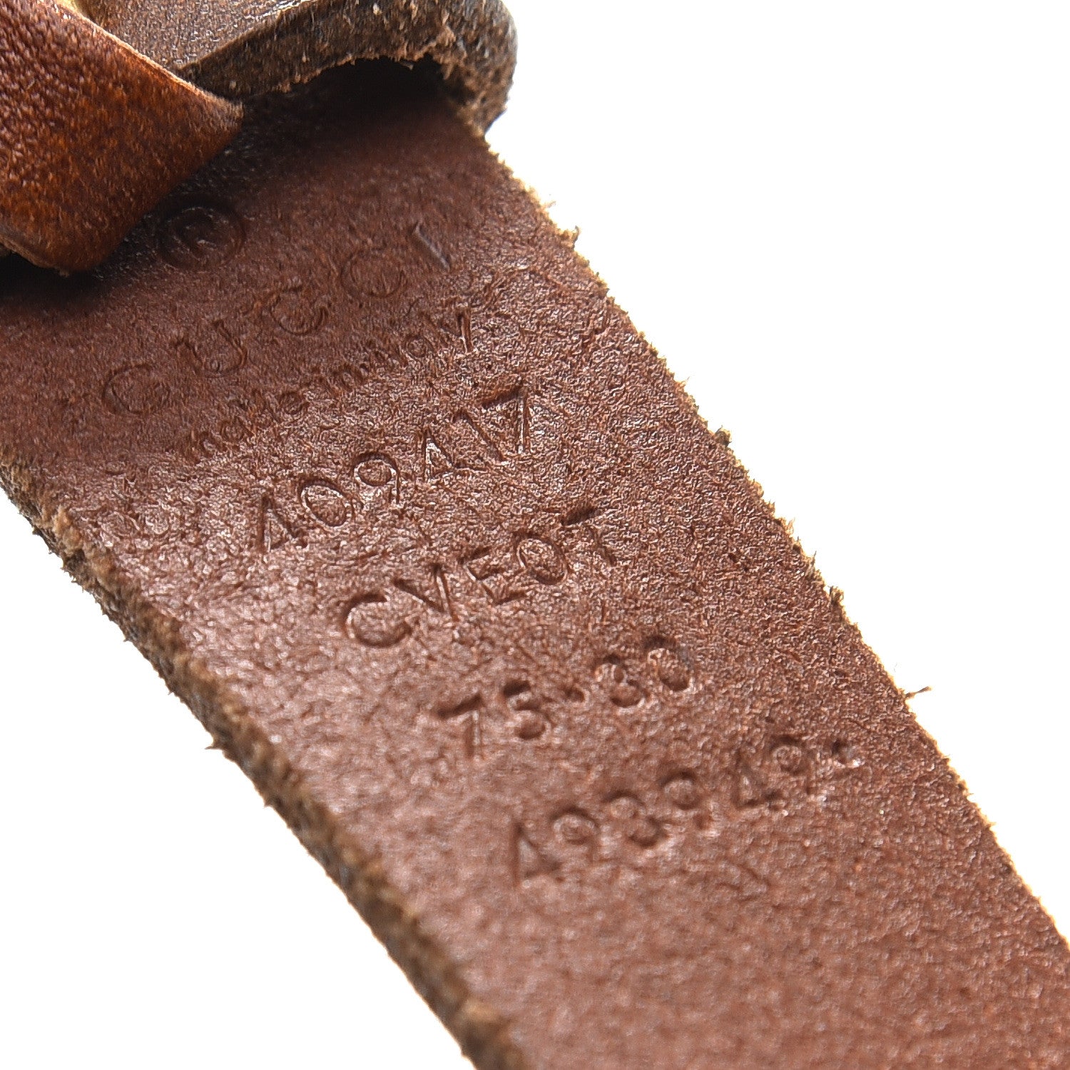 Gucci Faded Calfskin Double G 20mm Belt 75 30 Cuir 3 of 5
