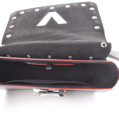 Louis Vuitton Epi Studded Twist Shoulder Bag MM Black 5 of 12
