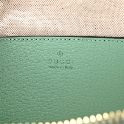 Gucci Monogram Jumbo GG Textured Dollar Calfskin Small Ophidia Dome Shoulder Bag Beige Pepperlight Mint 6 of 10