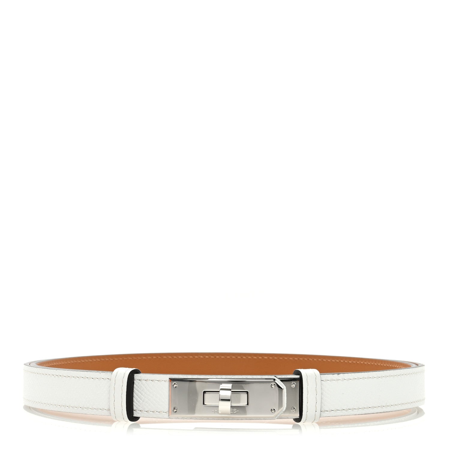 Hermes Epsom Kelly Belt White 1 of 3