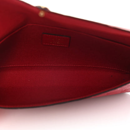 Louis Vuitton Empreinte Pochette Felicie Chain Wallet Cherry 6 of 10