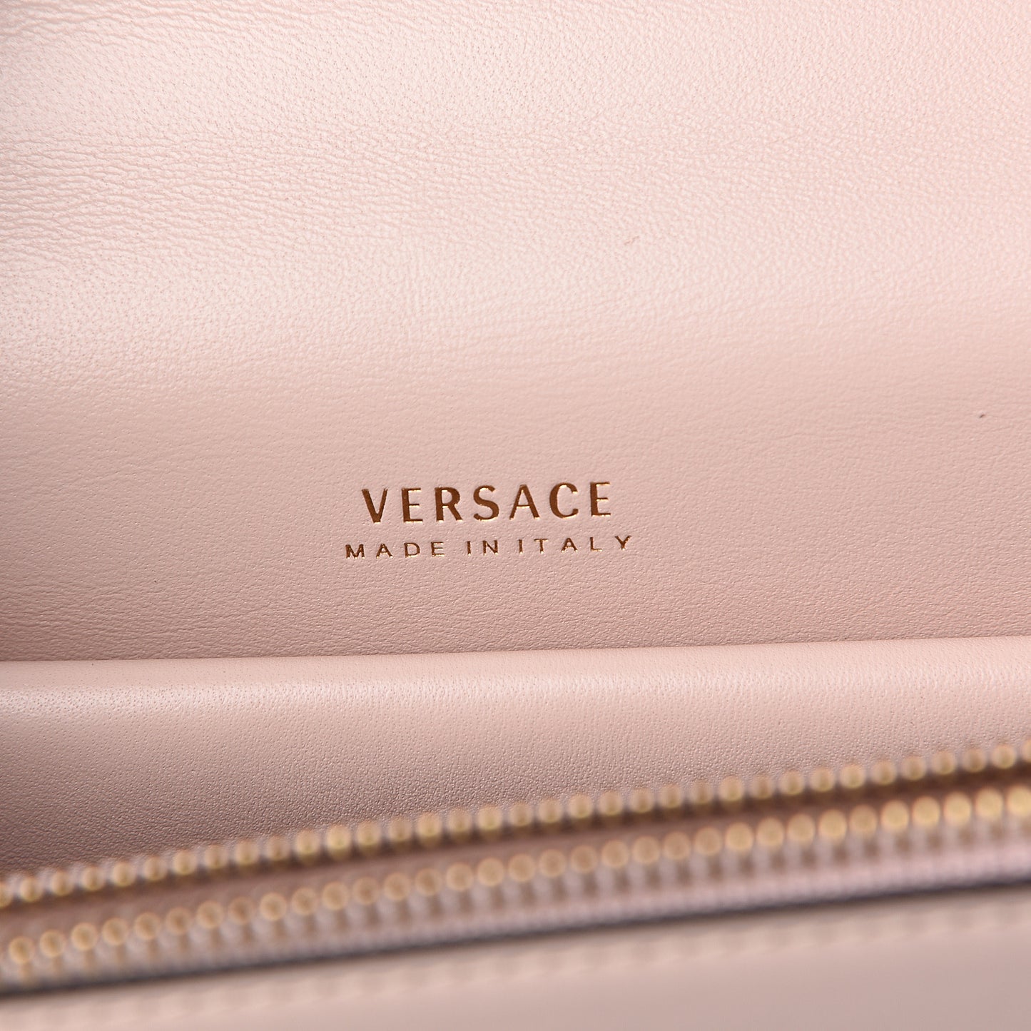 Vitello Barocco Virtus Top Handle Shoulder Bag Pink