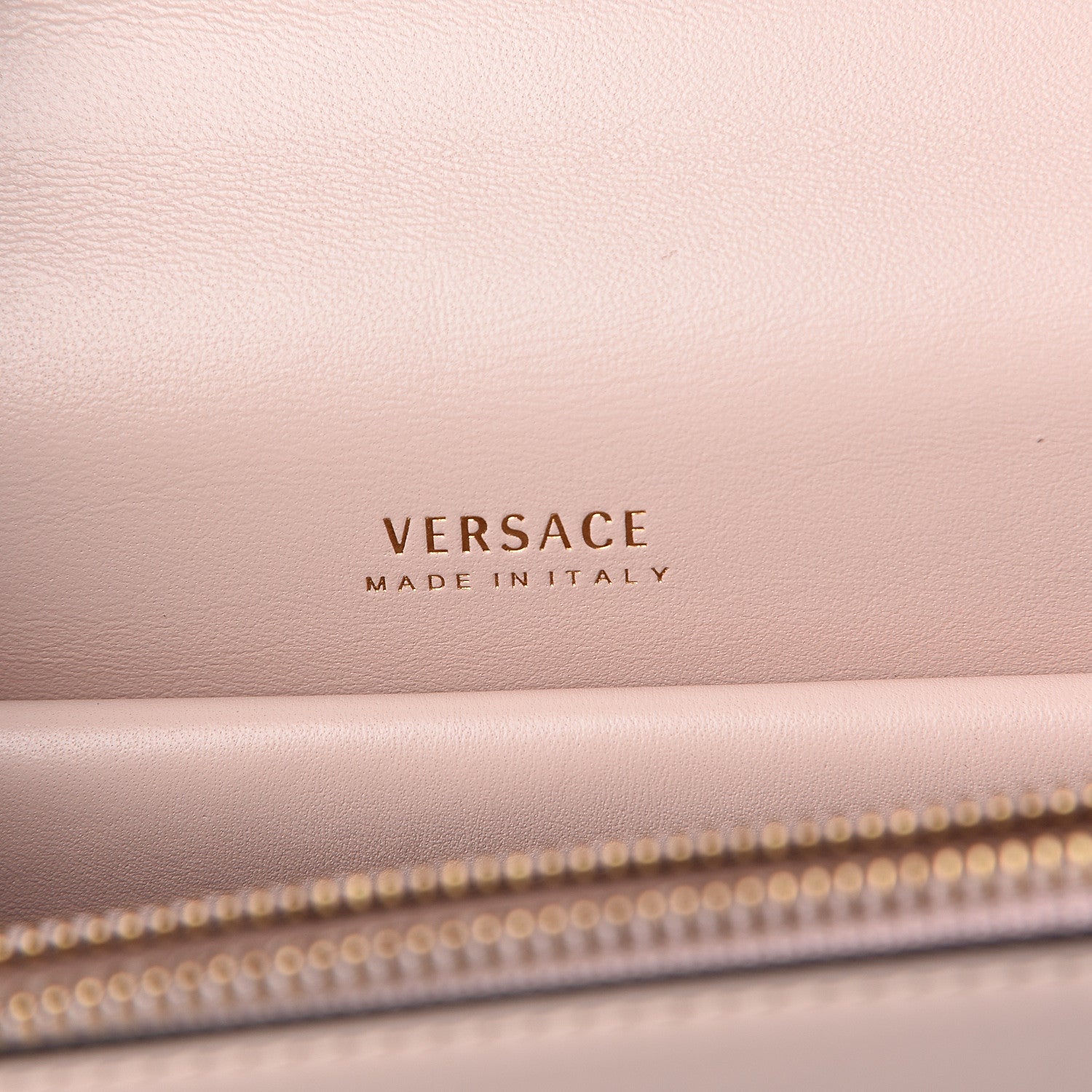 Versace Vitello Barocco Virtus Top Handle Shoulder Bag Pink 6 of 9