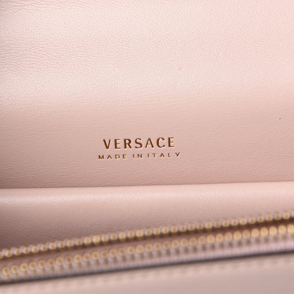 Versace Vitello Barocco Virtus Top Handle Shoulder Bag Pink 6 of 9