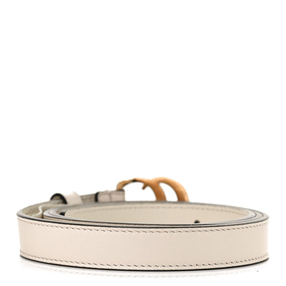 Gucci Calfskin Double G 20mm Belt 90 36 Mystic White 2 of 4