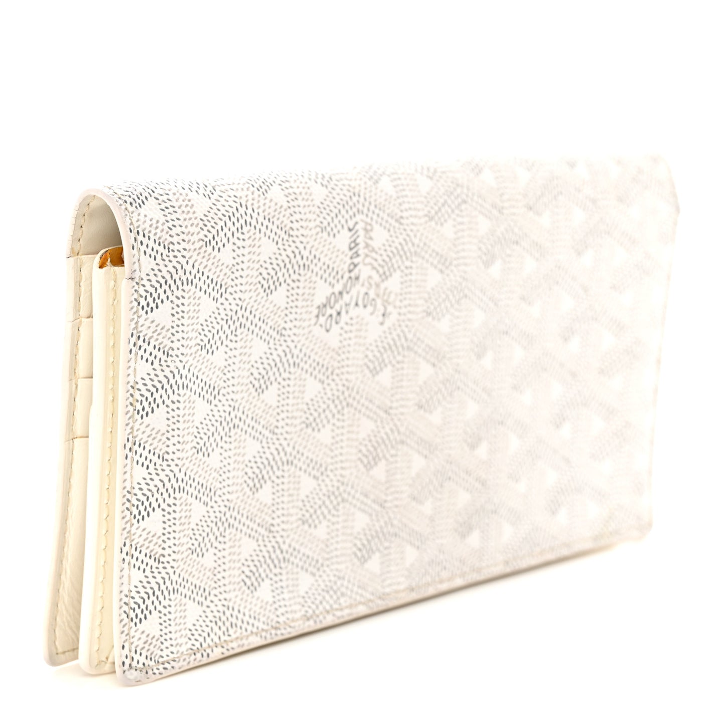 Goyardine Richelieu Wallet White