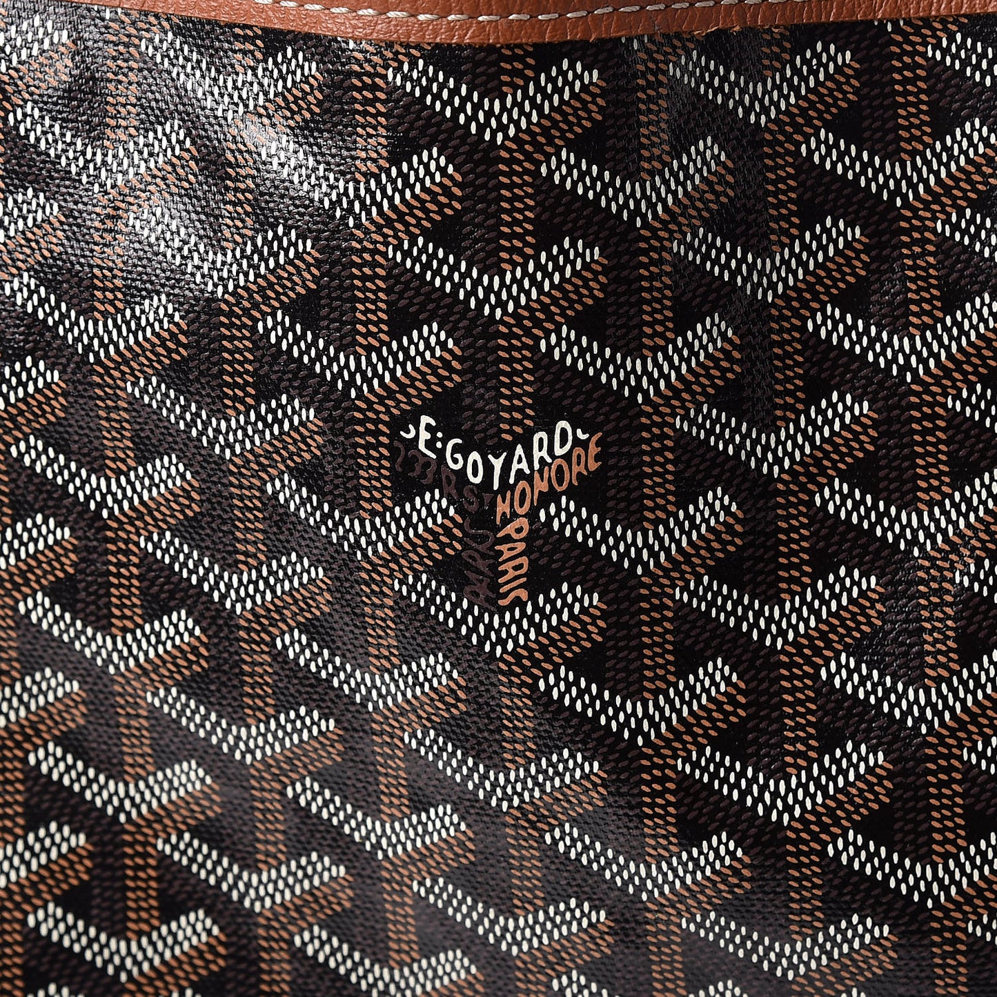 Goyardine Saint Louis GM Black Gold