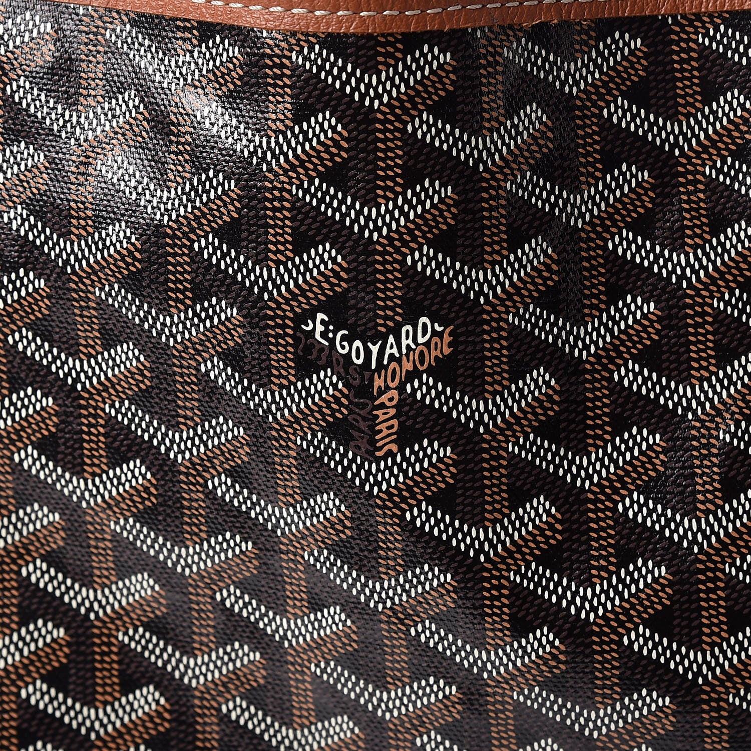 Goyard Goyardine Saint Louis GM Black Gold 9 of 11