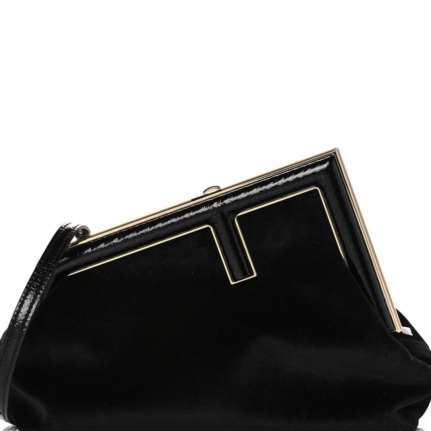 Velvet Karung Small Fendi First Black